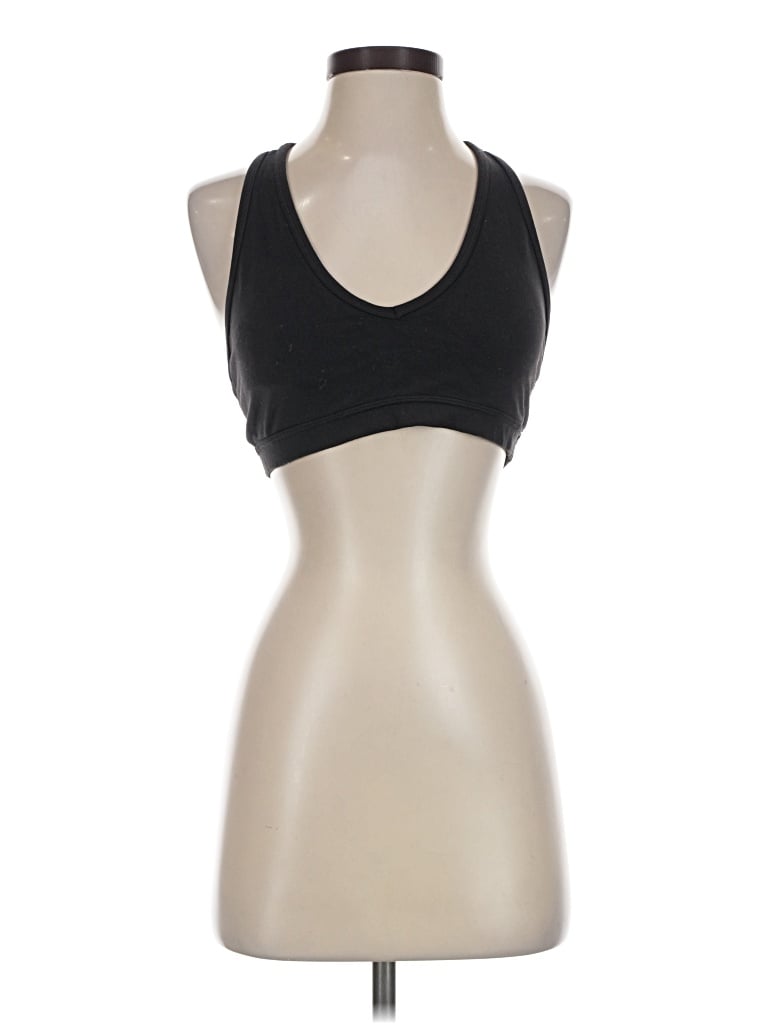 Pre-owned Tnaction Tank Top Black Halter Neckline Tops