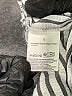 Unbranded 100% Polyester Stripes Silver Casual Pants Size L - photo 7