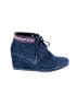 TOMS Blue Wedges Size 8 (wide) - photo 1