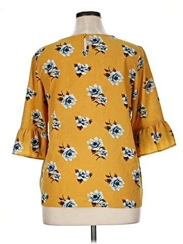 Xhilaration 3/4 Sleeve Blouse (view 2)