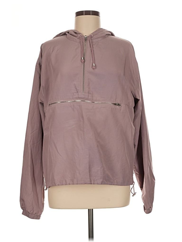 Pre-owned Thread & Supply Windbreaker Jacket In Purple