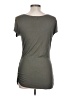 Cache 100% Rayon Gray Short Sleeve Top Size L - photo 2