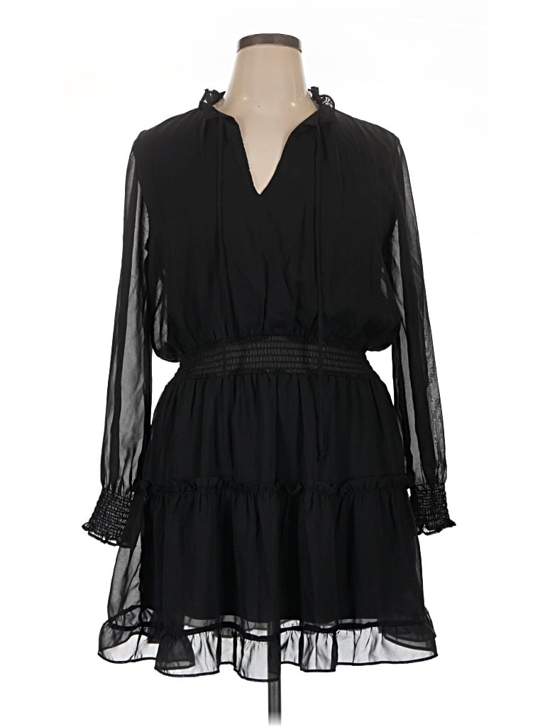 Pre-owned Nsr Casual Dress In Black