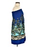 Bongo Paisley Blue Cocktail Dress Size M - photo 4