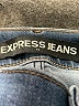 Express Jeans Stripes Blue Jeans Size 6 - photo 4