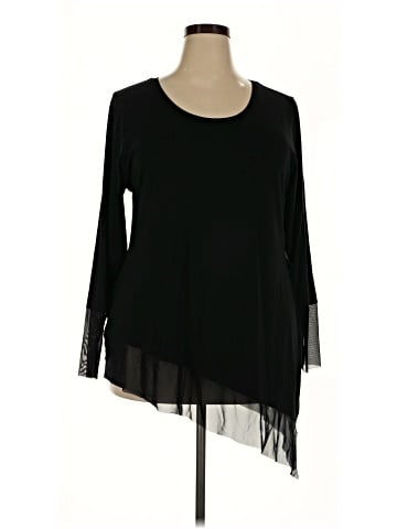 Ruby Ribbon Long Sleeve Blouse (view 1)