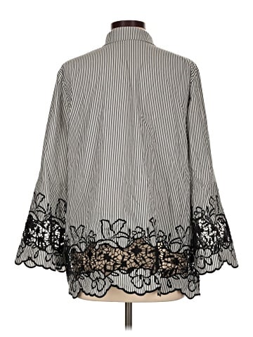 Dennis by Dennis Basso Long Sleeve Blouse (view 2)