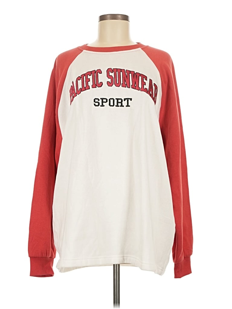 Pre-owned Pacsun Sweatshirt In Red