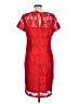 Nine West 100% Polyester Red Cocktail Dress Size L (estimated) - photo 2