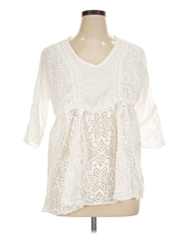 S.R. Fashion 3/4 Sleeve Blouse (view 1)