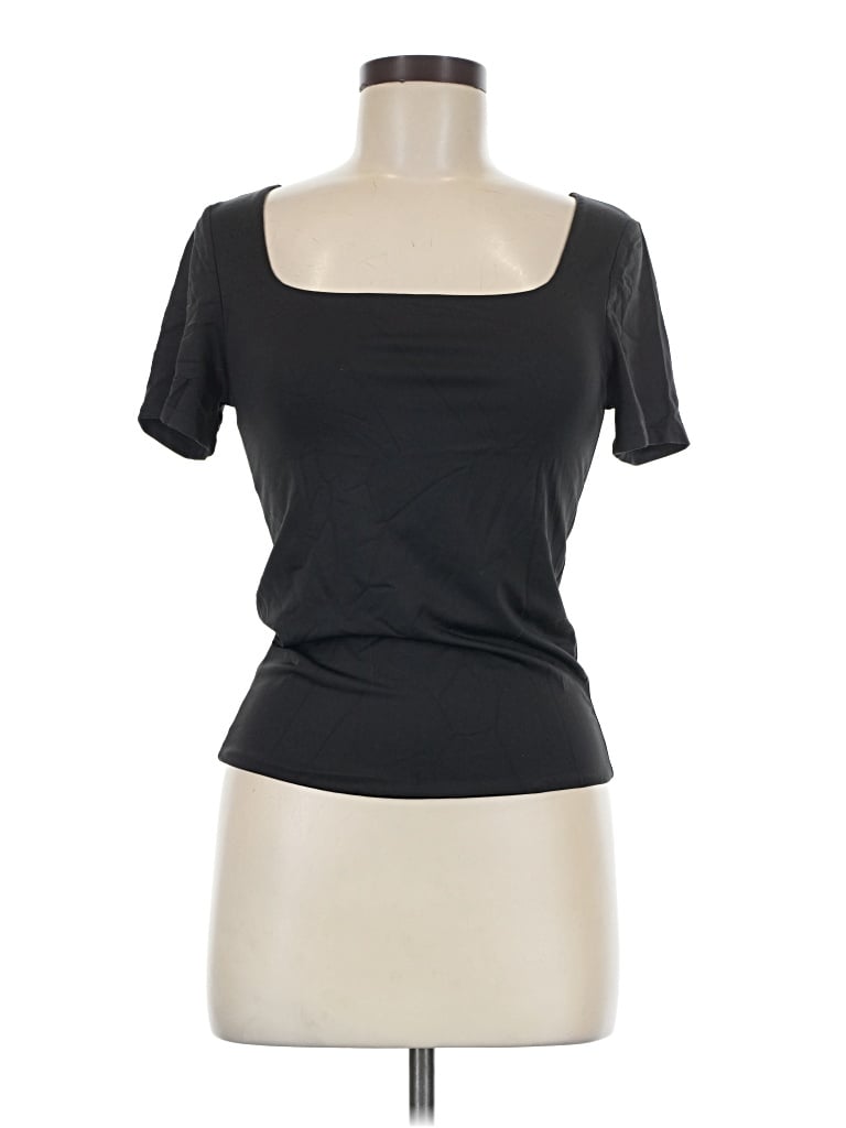 Pre-owned Loft Versa Short Sleeve T-shirt In Black