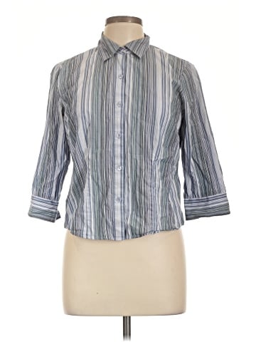 Style&Co 3/4 Sleeve Button-Down Shirt (view 1)