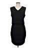 Nine West Solid Black Cocktail Dress Size M - photo 2