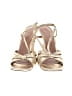 Vicenza 100% Leather Metallic Gold Sandals Size 6 - photo 2