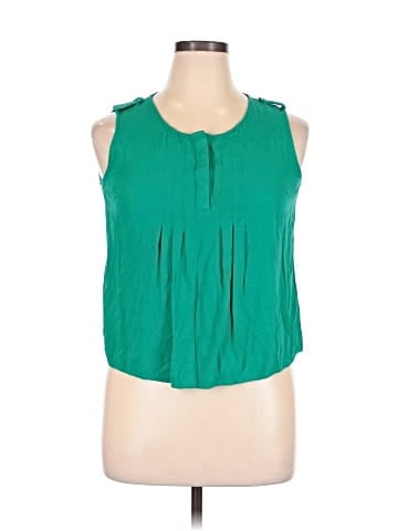 Skies Are Blue Sleeveless Blouse (view 1)