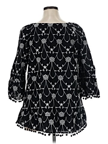 Style&Co 3/4 Sleeve Blouse (view 2)