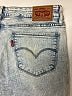 Levi's Hearts Blue Jeans Size 29 waist - photo 3