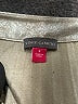 Vince Camuto 100% Polyester Metallic Silver Formal Skirt Size 4 - photo 4