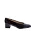 Etienne Aigner 100% Leather Houndstooth Black Heels Size 8 1/2 - photo 1