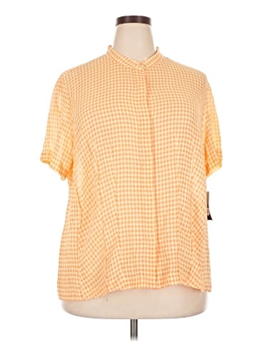 DKNY Short Sleeve Blouse (view 1)