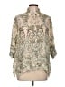 Parker Paisley Ivory 3/4 Sleeve Blouse Size L - photo 1