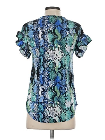 NY Collection Short Sleeve Blouse (view 2)