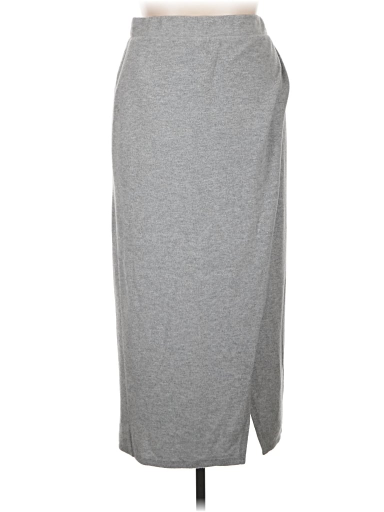 Pre-owned Bordeaux Casual Skirt In Gray