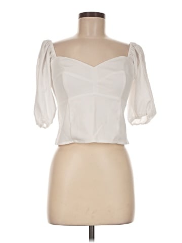 Abercrombie & Fitch Short Sleeve Blouse (view 1)