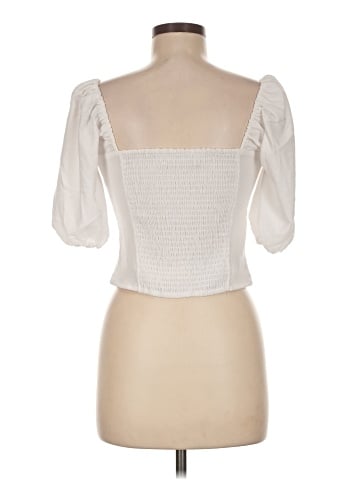 Abercrombie & Fitch Short Sleeve Blouse (view 2)