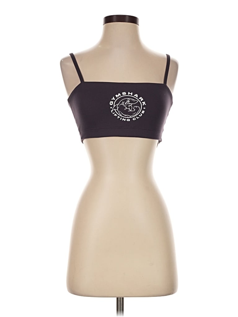 Pre-owned Gymshark Tube Top Brown Strapless Neckline Tops