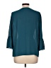 Elle Teal 3/4 Sleeve Blouse Size L - photo 2