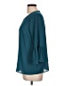 Elle Teal 3/4 Sleeve Blouse Size L - photo 5