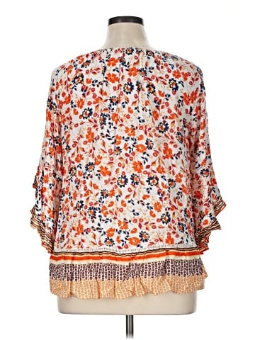 Fever 3/4 Sleeve Blouse (view 2)