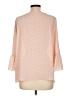 Elle Pink 3/4 Sleeve Blouse Size L - photo 2