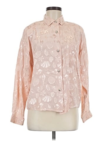 Wrapper Long Sleeve Blouse (view 1)