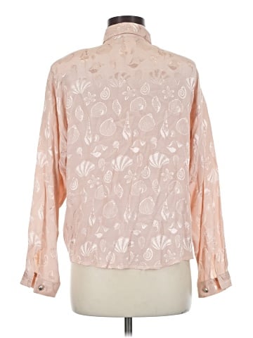 Wrapper Long Sleeve Blouse (view 2)