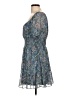 BCX 100% Polyester Paisley Blue Casual Dress Size L - photo 5