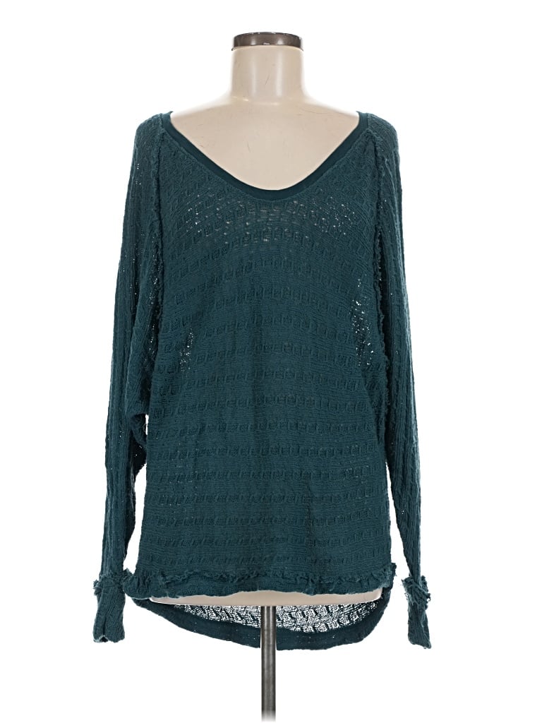 Pre-owned We The Free Pullover Sweater In Teal