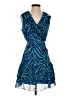 Sam Edelman 100% Polyester Print Blue Cocktail Dress Size 0 - photo 1
