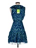 Sam Edelman 100% Polyester Print Blue Cocktail Dress Size 0 - photo 2