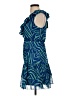 Sam Edelman 100% Polyester Print Blue Cocktail Dress Size 0 - photo 5