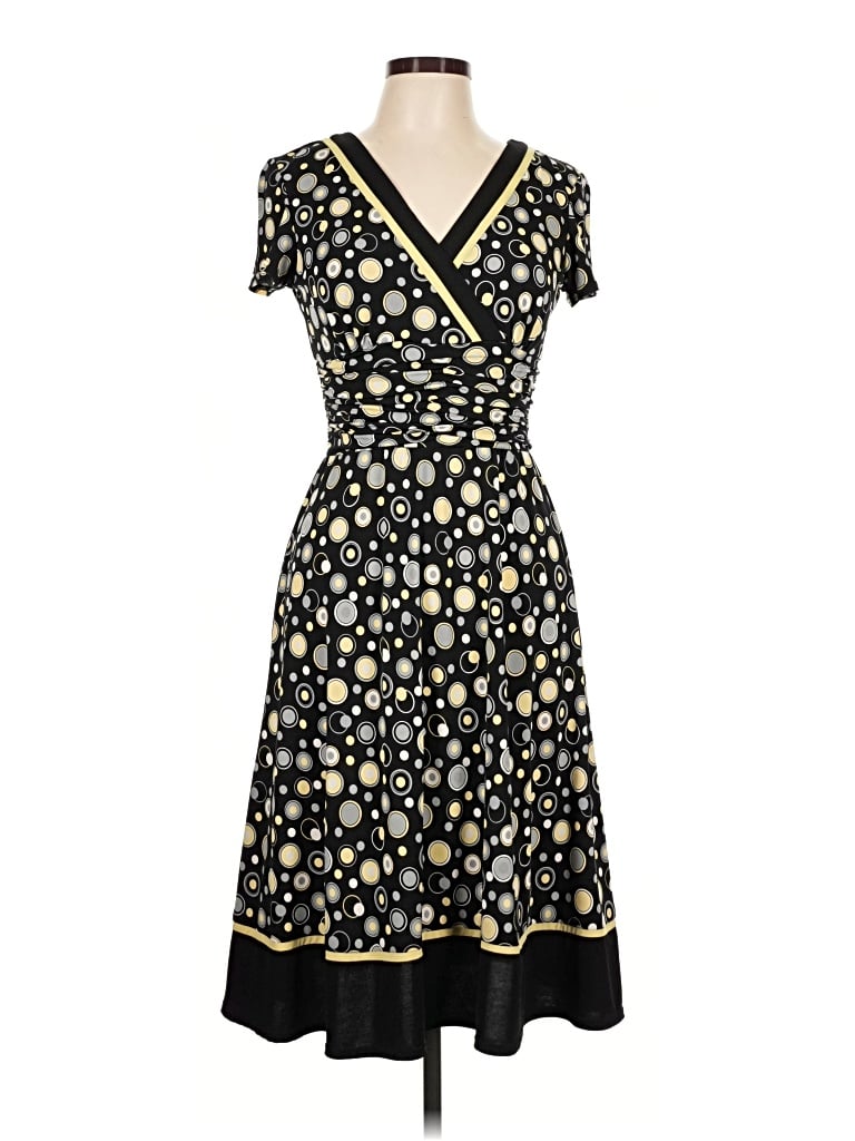 Pre-owned Sandra Darren Casual Dress In Black