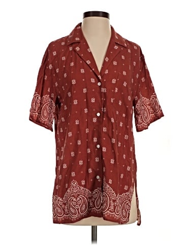 WAYF Short Sleeve Blouse (view 1)
