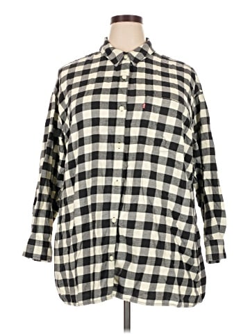 Levi's 3/4 Sleeve Button-Down Shirt (view 1)