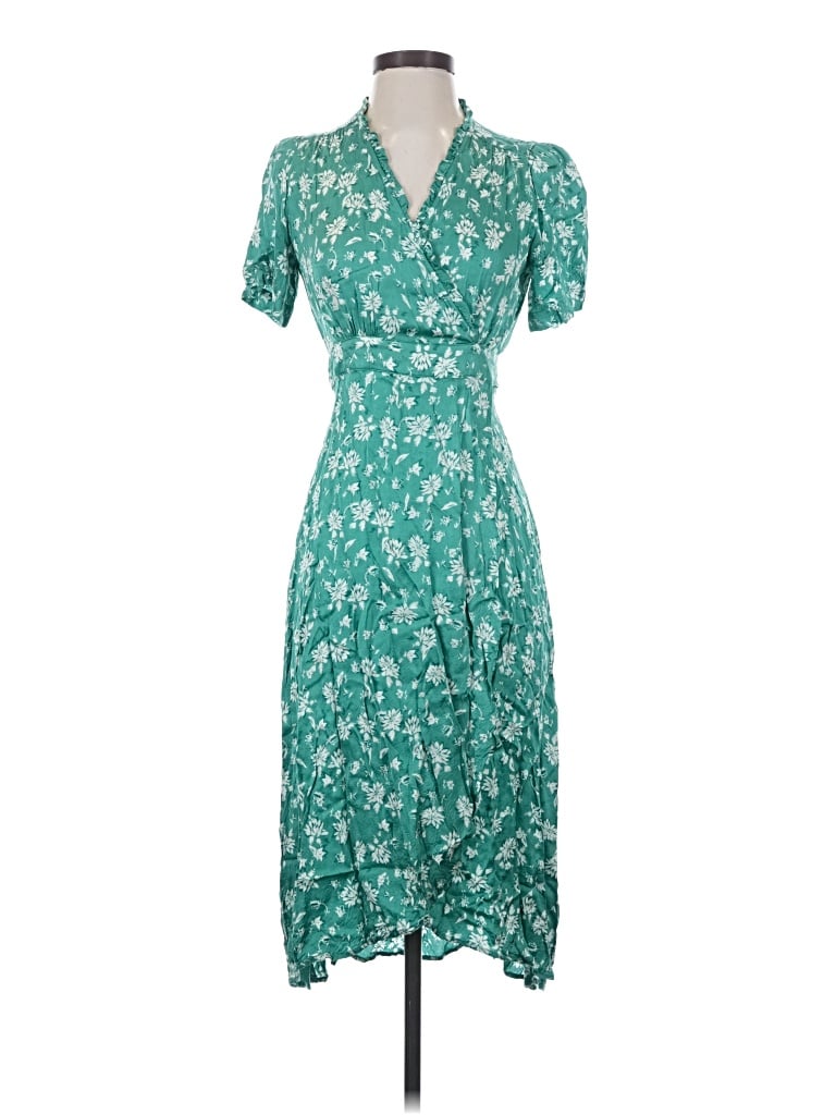 Pre-owned Suncoo Casual Dress In Green