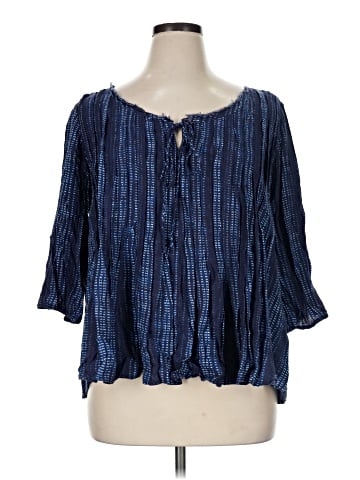 eShakti 3/4 Sleeve Blouse (view 1)