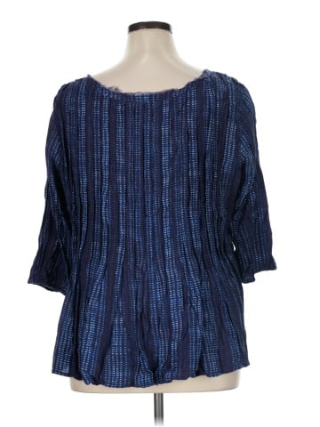 eShakti 3/4 Sleeve Blouse (view 2)