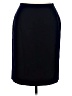 Peter Nygard 100% Wool Solid Black Wool Skirt Size 14w - photo 1