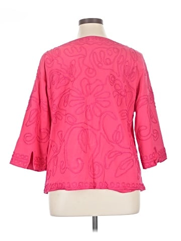 BEDFORD FAIR lifestyles 3/4 Sleeve Blouse (view 2)