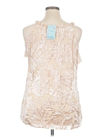 Fade to Blue Sleeveless Blouse (view 2)